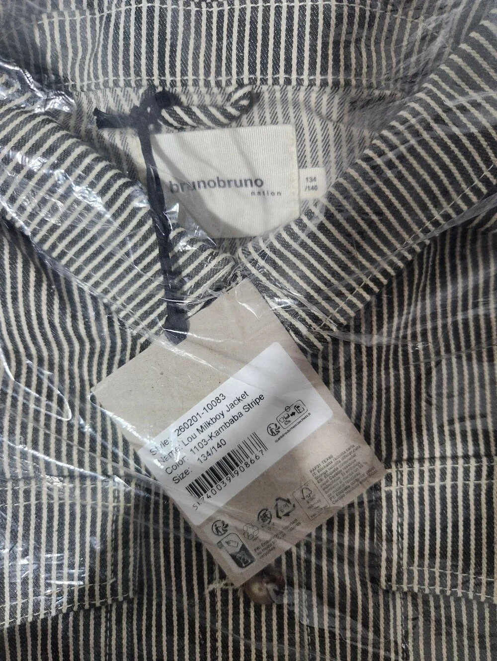 brunobruno Lou Milkboy Jacket- 1103-Kambaba Stripe